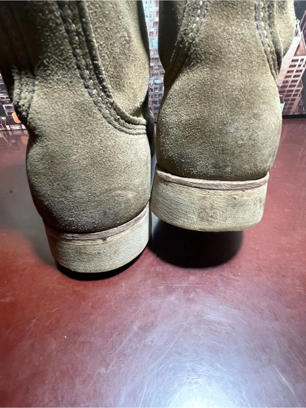 Red Wing Shoes Iron Ranger Heritage Men's Size 9 D Model #8087 No Steel Toe